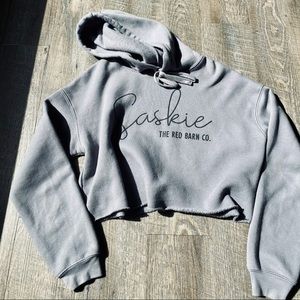 “Saskie” Red Barn Co. cropped sweater